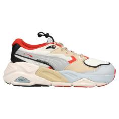 PUMA Tênis feminino TRC Mira retrô com cadarço casual - cinza, Cinza, 35