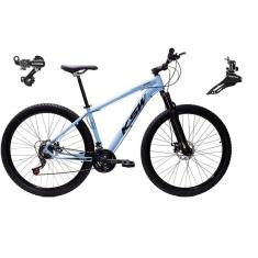 Bicicleta Aro 29 Ksw Xlt Alumínio 24v Câmbios Shimano Garfo Suspensão - Azul Tam.17