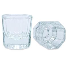 Pote Copo Dappen De Vidro Mistura Pó Líquido Monomer Henna - helen col