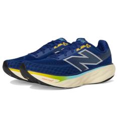 New Balance Fresh Foam X 1080 V14 masculino, Inkwell/prata metálico/gengibre limão, 39