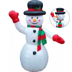 Boneco de Neve Inflavel Decoraçao Natalina Natal Evento Festa 1 metros e 80 centimetros