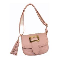Bolsa Feminina Transversal Crossbody Passeio Pequena Couro - Unistar, 