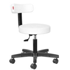 Mocho Estética Slim Branco Cadeira Brasil CB 1534, Branco 