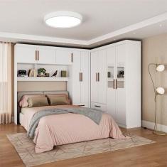 Guarda Roupa Casal Modulado 5 Portas Hercules 4 Portas 4 Gavetas com E