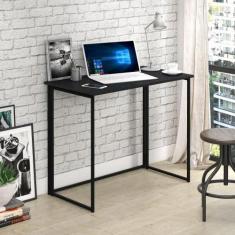 Escrivaninha Mesa Dobravel Apoio Estudo Trabalho Notebook Pc Industria