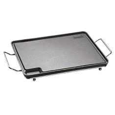 Chapa Petisco Ferro Com Suporte 28x23Cm - Panela Mineira