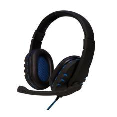 Headset Bit Oex Usb C/ Microfone Hs206 - Preto Com Azul