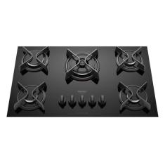 Cooktop Dako Supreme 5 Bocas Tripla Chama Preto Bvolt