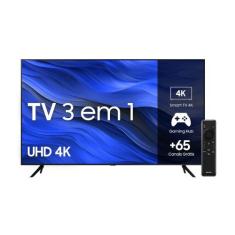 Smart Tv Samsung 50 Polegadas 3 Em 1 Uhd 4K Cu7700 Crystal E Tizen - S