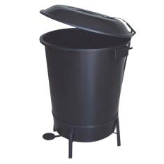 Lixeira Plástica em Suporte de Ferro com Pedal 30 Litros