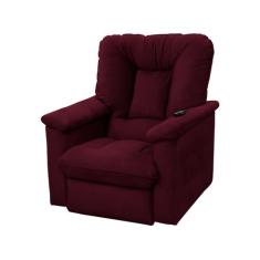 Poltrona do Papai Reclinável Elétrica Moderna Matrix Porsche, Vinho