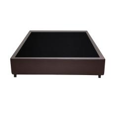 Base Box Viúva Santo Box Sintético Marrom 40x128x188