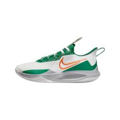 Nike Tênis de basquete Precision 6 FlyEase (DJ7552-009, preto/vela/volt), Branco/Malaquita/Relógio de Sol/Laranja Segurança, 13