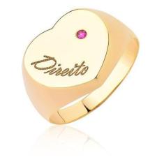 Anel De Formatura Curso Direito Em Ouro Puro 18k A502 - MAEHLER JOIAS,