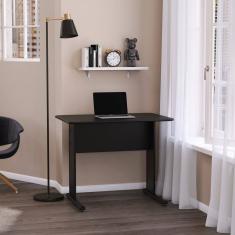 Mesa para Escritório Secretária 92cm Maxxi Preto