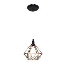 Luminária Pendente Aramado Modelo Diamante Retrô Bivolt 110v/220v  Cor