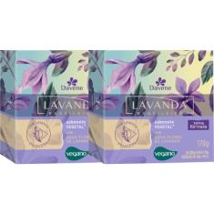 2UN Sabonete Vegetal Lavanda Brasileira 170g Davene