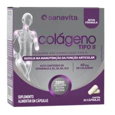 Colágeno Tipo II - 30 caps - Sanavita-Unissex