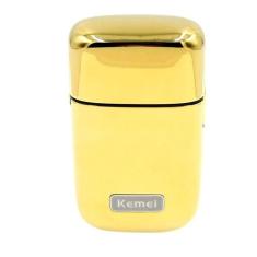 Barbeador Elétrico Shaver Recarregável Kemei Km Tx1 Gold