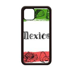 Capa Mexico Cuisine com desenho de cacto para iPhone 12 Pro Max para Apple Mini Mobile Case