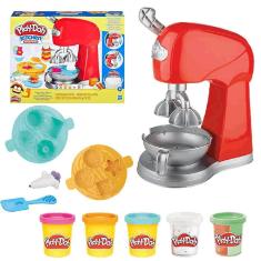 Massinha Play Doh Batedeira Misturador Mágico Com 5 Potes