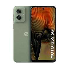 Smartphone Motorola Moto g55 5G - 256GB 16GB (8GB RAM+8GB Ram Boost) e Camera 50MP com AI NFC Tela 6.5&quot; com Superbrilho