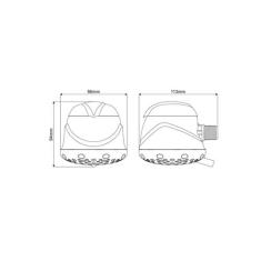 Ducha zagonel linea 5.500w 220v branca, Branco, 110V