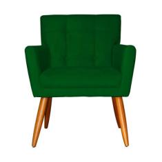 Poltrona Decorativa Onix Suede Cores - DS Estofados, Verde