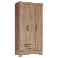 Guarda Roupa 3 Portas 2 Gavetas BE16 Briz