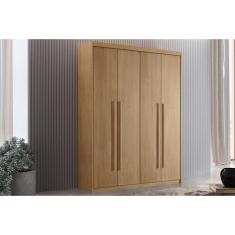 Guarda Roupa 4 Portas e 2 Gavetas Hawaii Naturale - Rufato