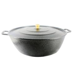 Tacho Restaurante Alça De Alumínio Fundido Craqueado 50cm - DIVIFORTE,