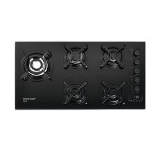 Cooktop Brastemp 5 Bocas Vidro Preto Bivolt BDT85AEUNA