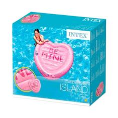 Colchão Inflável Para Piscina Coração Doce - Intex