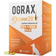 Suplemento Alimentar Avert Ograx Derme 20 Cães - Cães até 20 Kg