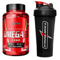 Omega 3 60 Caps + Coqueteleira Preta Integralmedica