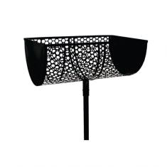 Lixeira De Rua Modelo Tela Moeda De 60cm