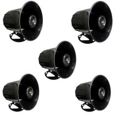 Kit 5 unidades sirenes eletrônicas - 12v - 1,25a/15w - dni 3300