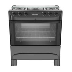 Fogão Mueller 5 Bocas Preto Fosco MFI5BB - Bivolt, Bivolt