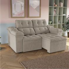 Sofá Sierra 230cm com Molas Ensacadas Retrátil e Reclinável Kappesberg