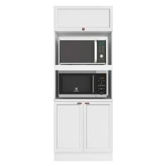 Paneleiro Torre Quente 2 Nichos 3 Portas Unna Poliman Branco