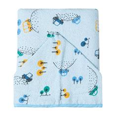 Toalha de banho felpuda Karinho forrada c/capuz est. 90cm x 70cm - 01 un