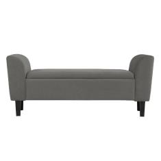 Recamier Bau Malibu 1,60m Suede Cinza - Inova Decor