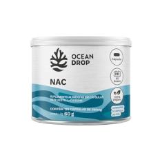 Suplemento Alimentar em Capsulas NAC de N-Acetil L-Cisteina 120 Capsulas de 500mg Ocean Drop