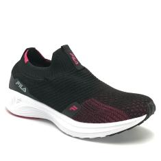 Tenis Fila Pretender Feminino,Preto/Rosa/Branco,34