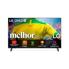 Smart TV 4K 75" LG QNED73 Portal de Games Processador AI 7 Gen8 4K Sup
