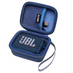 LTGEM Capa compatível com JBL Go 4 e JBL Go 3 e JBL Go 3 Eco alto-falante à prova d'água ultra portátil, azul