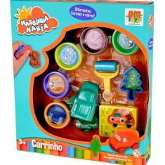 Massinha Modelar Mania Carrinhos 10 Peças Original Qualidade DMT6631 -