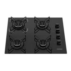 Cooktop Itatiaia Essencial 4 Bocas Vidro Preto Bivolt 3700000192, Bivo