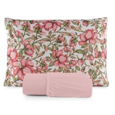 Jogo de Lençol 02 e 03 Pçs C/ Elástico Malha 100% Algodão Estampado - 