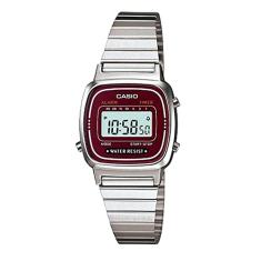 Relógio Feminino Digital Casio Vintage LA670WA-4DF - Prata